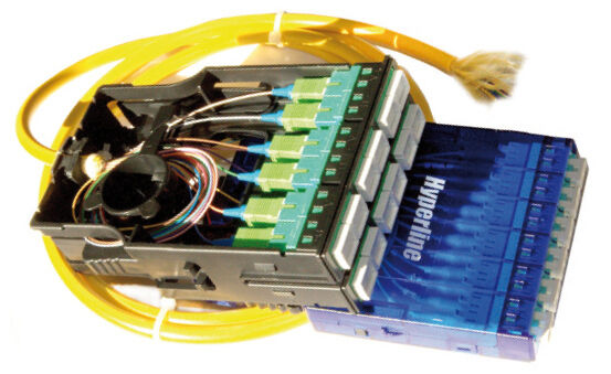 Компонент кабельной системы Hyperline PPTR-CSS-2-6xDSC-SM/GN-BL