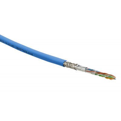 Кабель витая пара (LAN-кабель) Hyperline SFUTP4-C5E-S24-IN-PVC-BL-305