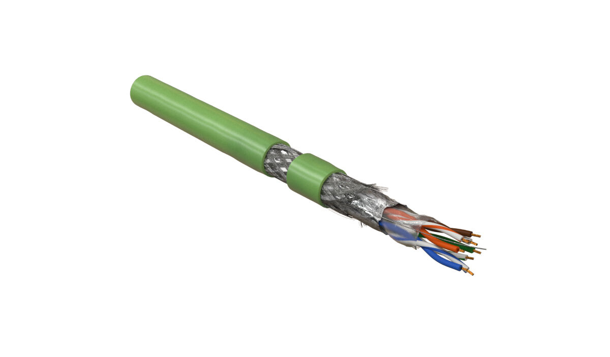 Кабель витая пара (LAN-кабель) Hyperline SFUTP4-C5E-P26-IN-PVC-GN-305