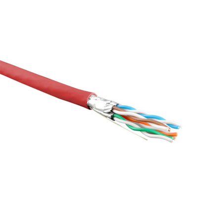 Кабель витая пара (LAN-кабель) Hyperline UFTP4-C6-S23-IN-LSZH-RD-500