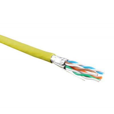 Кабель витая пара (LAN-кабель) Hyperline UFTP4-C6-S23-IN-LSZH-YL-500