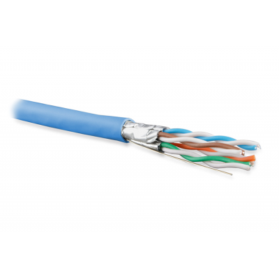 Кабель витая пара (LAN-кабель) Hyperline UFTP4-C6A-S23-IN-PVC-BL-500