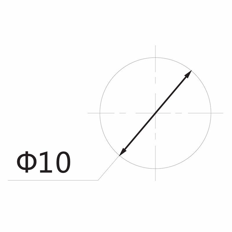 Индикатор с отражателем D=10мм 220V, желтый "Rexant" 2