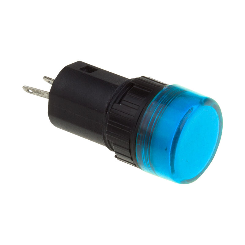 Индикатор LED D=16мм 220V, синий "Rexant"