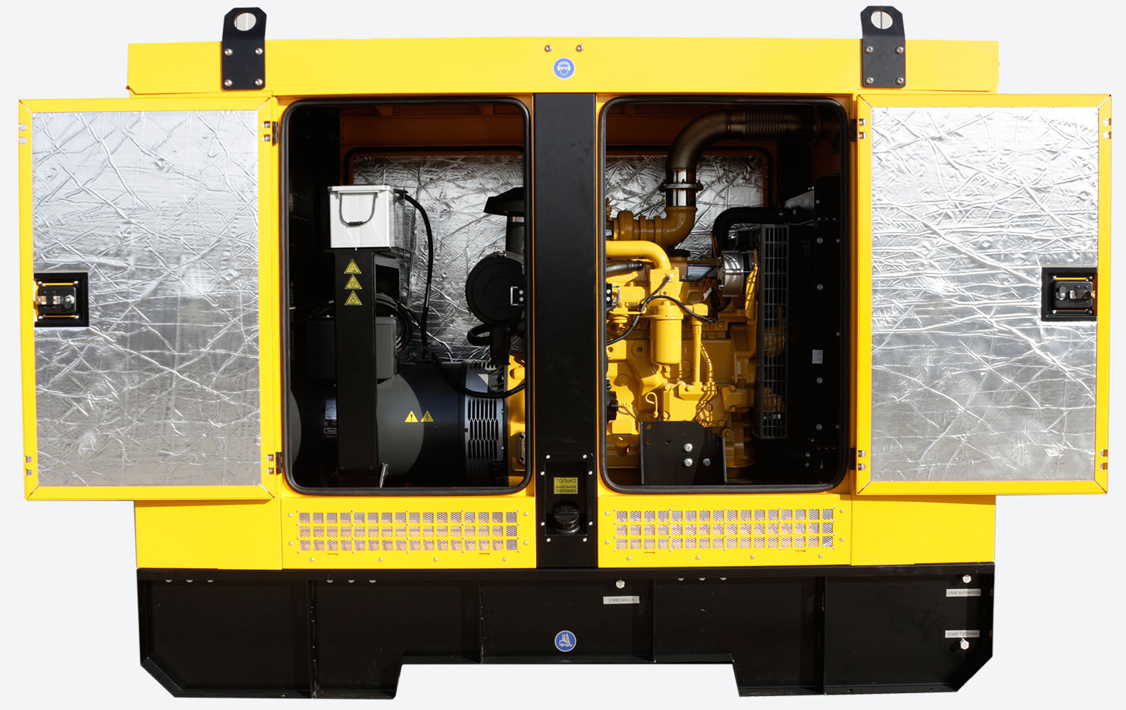 Дизельный генератор Genbox JD120(S) 120 кВт открытое исполнение 3