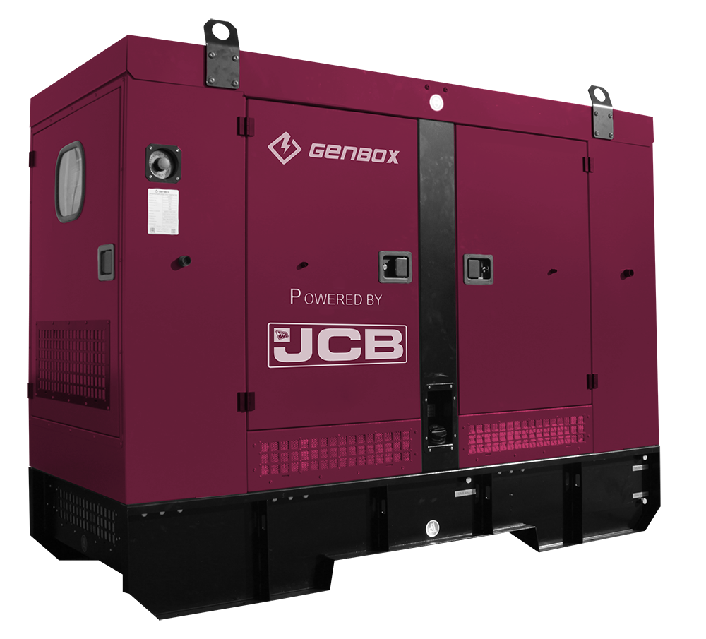 Дизельный генератор Genbox CB100 101 кВт в еврокожухе 2400х1125х1700 мм