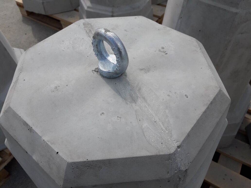Столбик бетонный из натурального камня 20