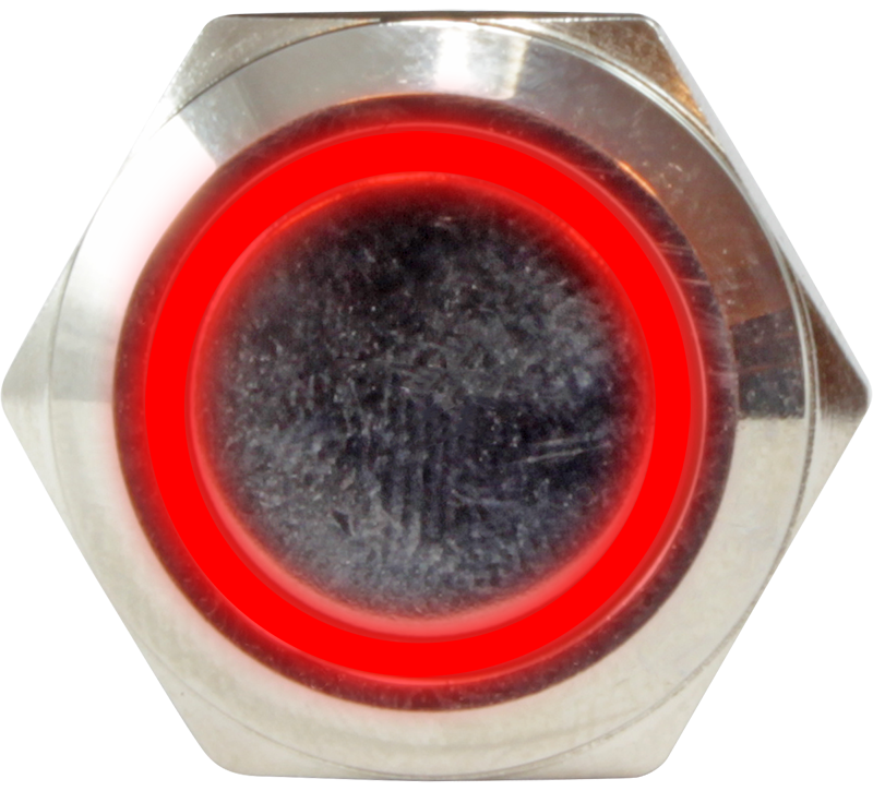 Кнопка SD16-V-19IFB-M001-U-SR12 (AR-SD16-BM19001.FRR), красная