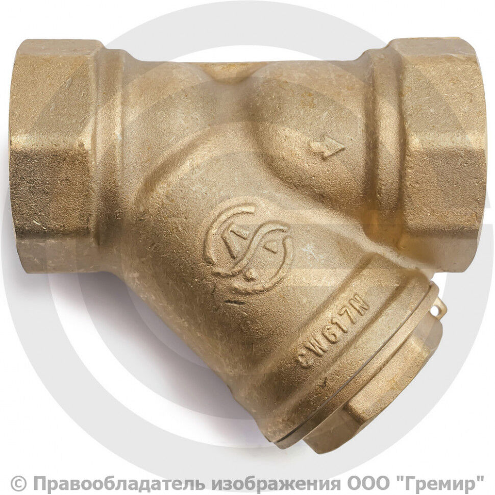 Фильтр сетчатый латунный Ду-50 (2") Ру-20 ВР (ВН) (Т