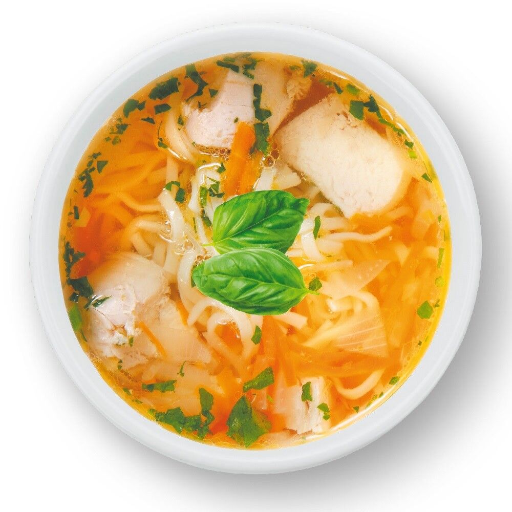 Куриный суп с лапшой в стакане, «СытоЕдов», 250 гр, готовое замороженное блюдо