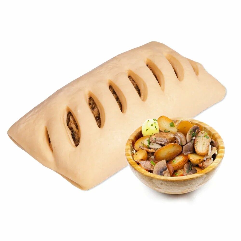 Слойка с картофелем и грибами (1 уп. - 40 шт.), «Вилон», замороженный полуфабрикат