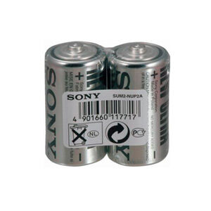 Батарейка Sony R14 New Ultra BL-2 2шт.средняя /12/60/