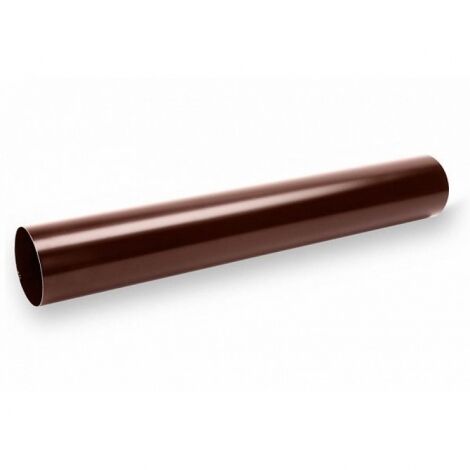 Труба водосточная Ø152 (130) /90 мм, L=3000 мм, Galeco STAL, цвет: Темно-коричневый