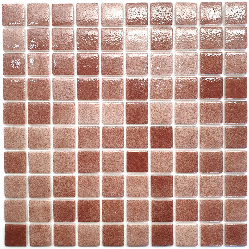 Мозаика стеклянная STP-BG005-30 NATURAL Steppa коричневая